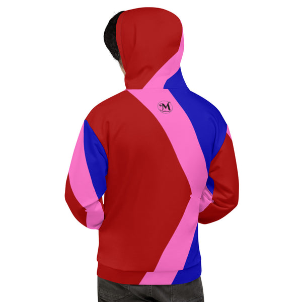 Smile Unisex Red Hoodie