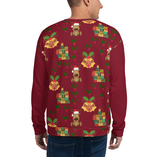 Christmas Reindeer Unisex Sweatshirt