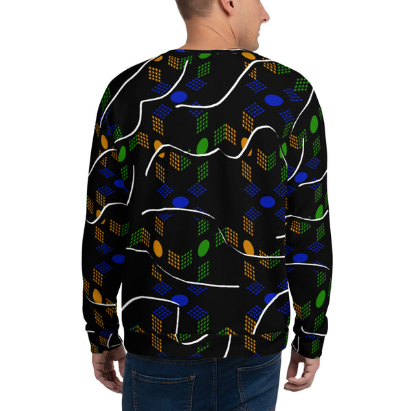 3D Unisex Cube Sweatshirt