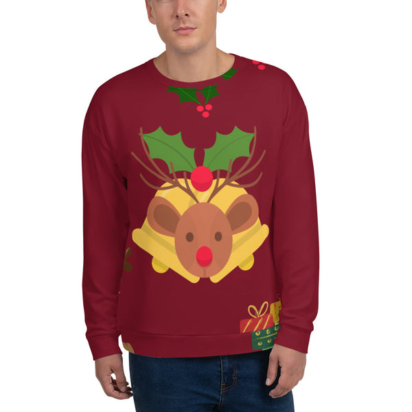 Christmas Reindeer Unisex Sweatshirt