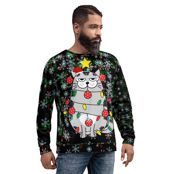 Christmas Cat Unisex Sweatshirt