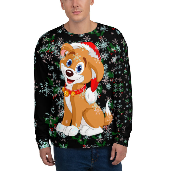 Christmas Puppy Unisex Sweatshirt