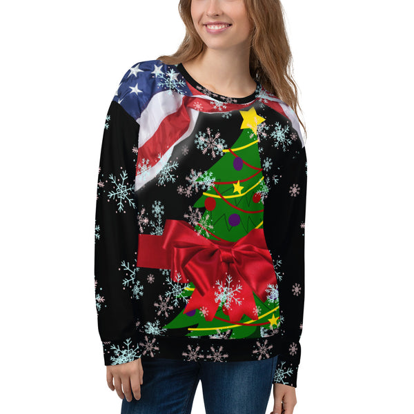 American Christmas Unisex Sweatshirt