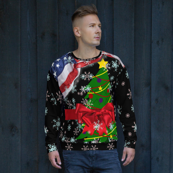 American Christmas Unisex Sweatshirt