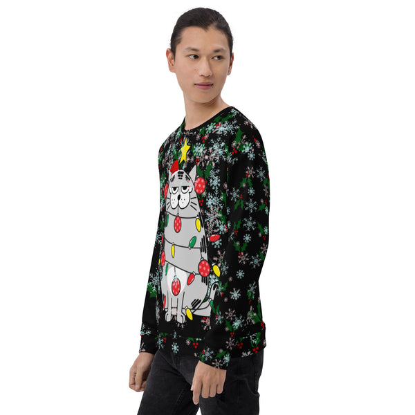 Christmas Cat Unisex Sweatshirt
