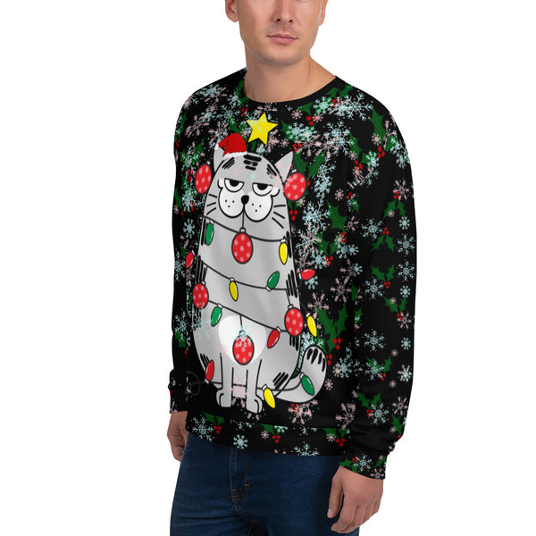 Christmas Cat Unisex Sweatshirt