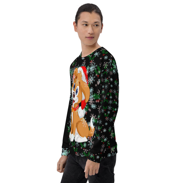 Christmas Puppy Unisex Sweatshirt