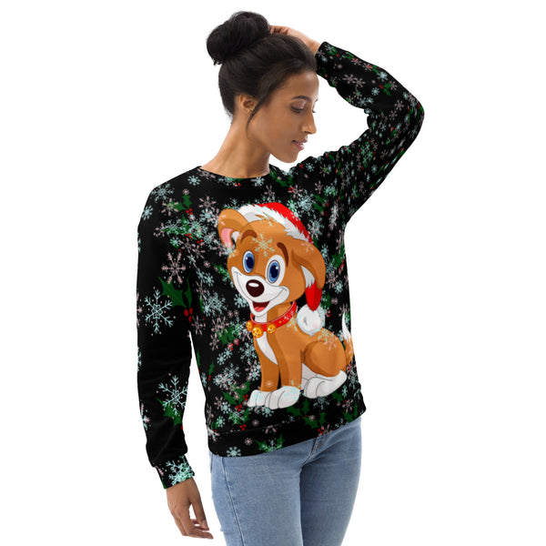 Christmas Puppy Unisex Sweatshirt