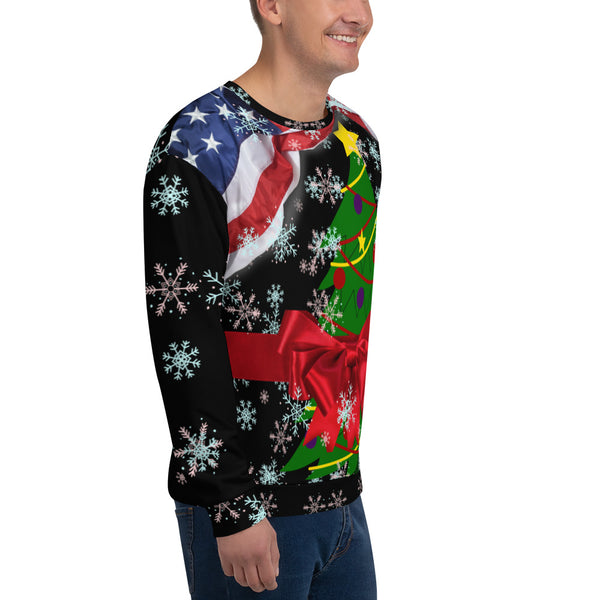 American Christmas Unisex Sweatshirt