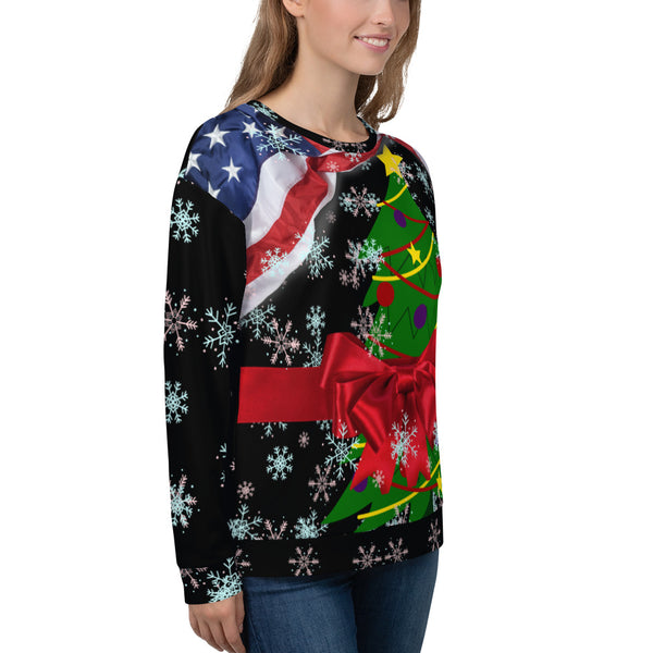 American Christmas Unisex Sweatshirt