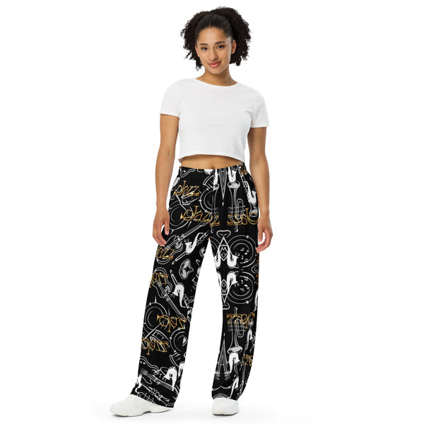 Jazz unisex wide-leg pants