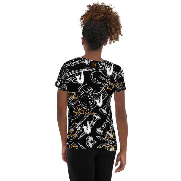 Jazz Women's Athletic T-shirt