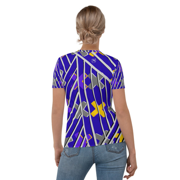 Gold and Purple Crosses Women's T-shirt