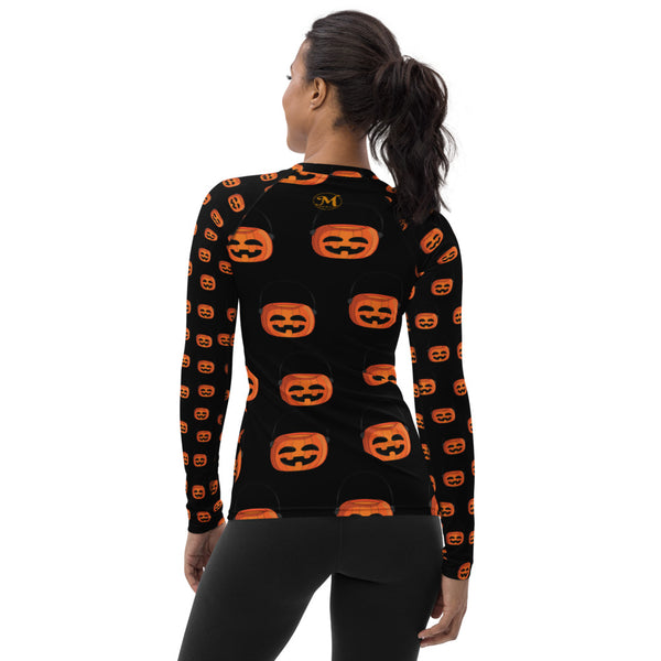 Women's Pumpkin Rash Guard