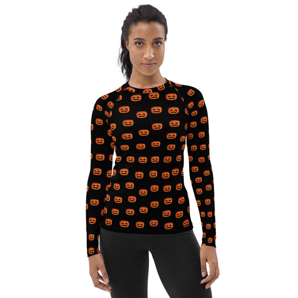 Women's Pumpkin Rash Guard
