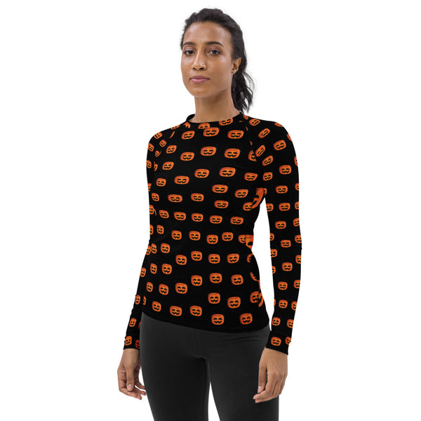 Women's Pumpkin Rash Guard