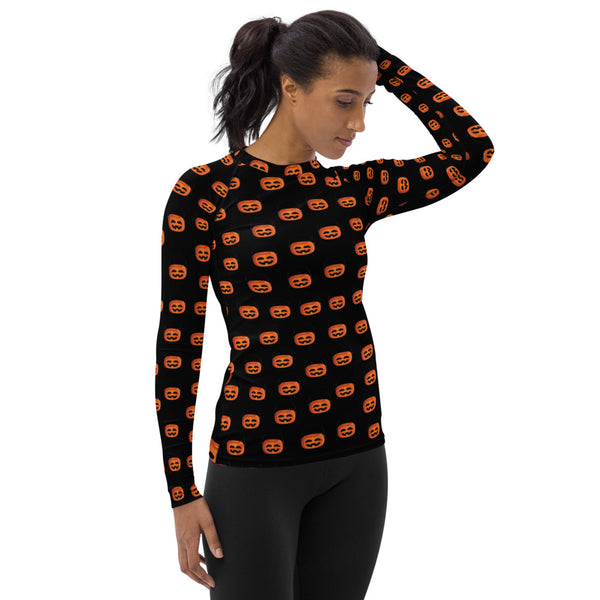 Women's Pumpkin Rash Guard