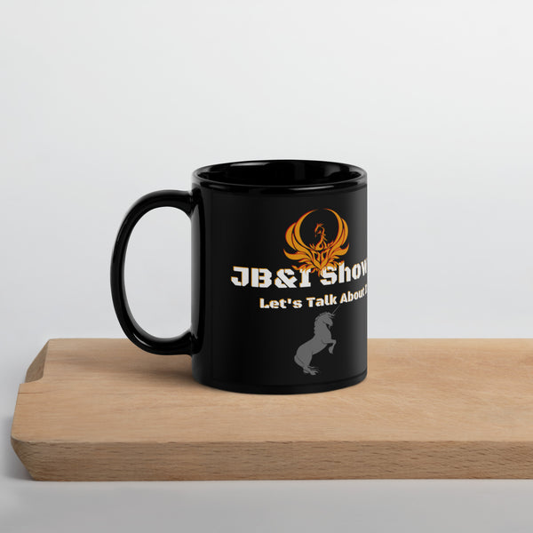 JB&I Show Black Glossy Mug