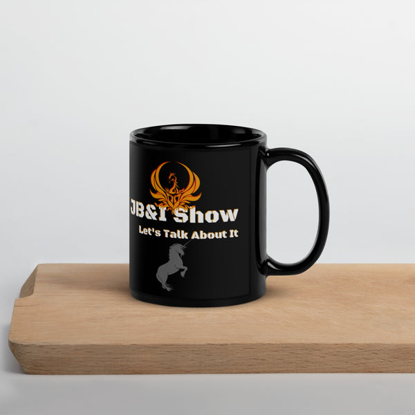 JB&I Show Black Glossy Mug