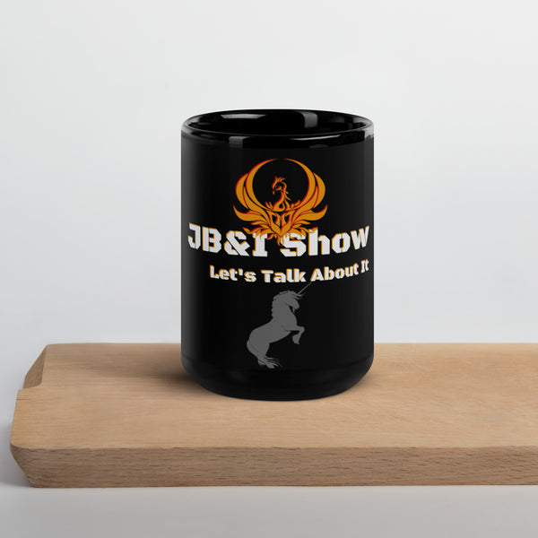 JB&I Show Black Glossy Mug