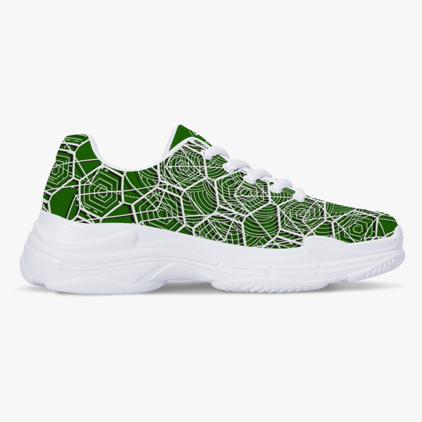 Tribal Green Majestic Sneakers