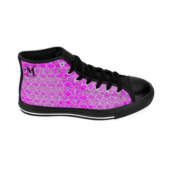 Tribal Pink Women's High-top Sneakers