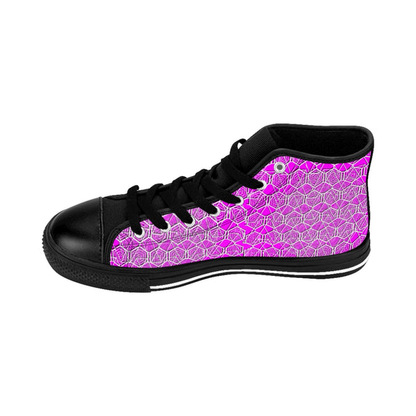 Tribal Pink Women's High-top Sneakers