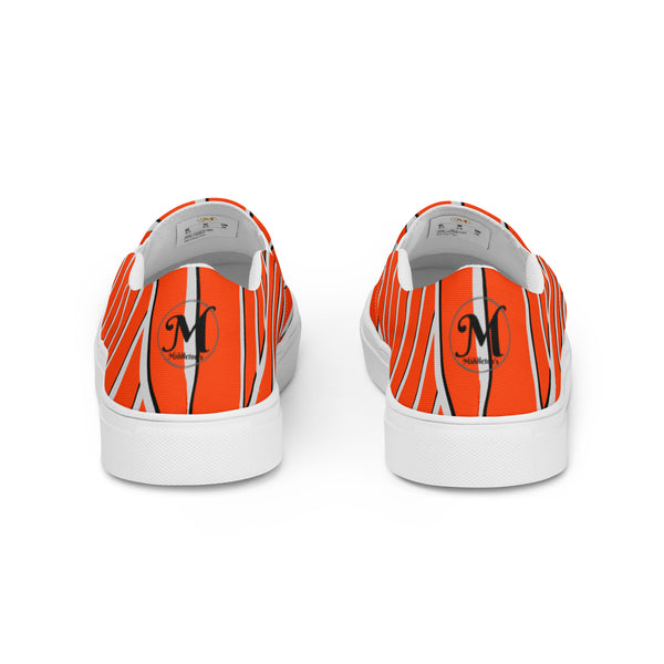 Middleton Orange Men’s slip-on shoes