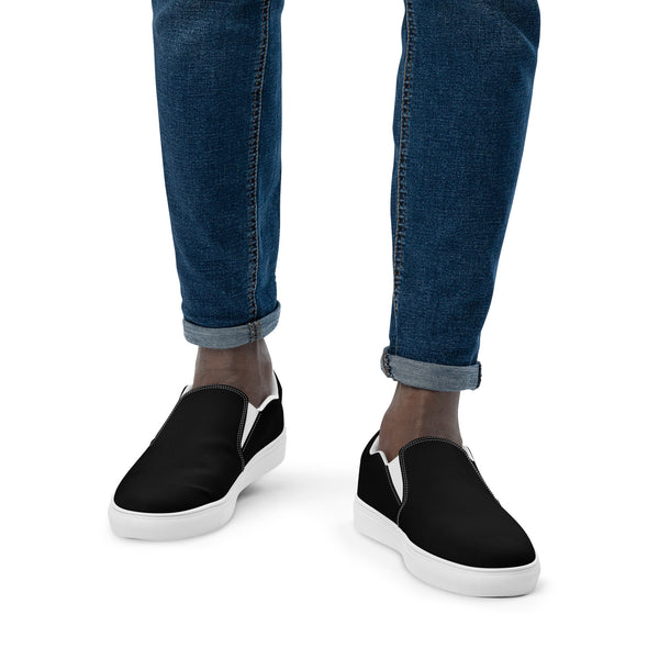 Middleton's Black Men’s slip-on shoes