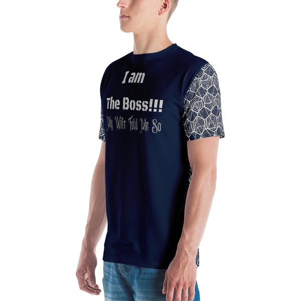 I AM THE BOSS T-Shirt with Tribal Design