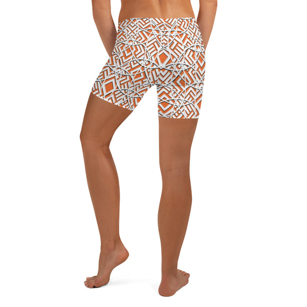Majestic Orange Women Shorts