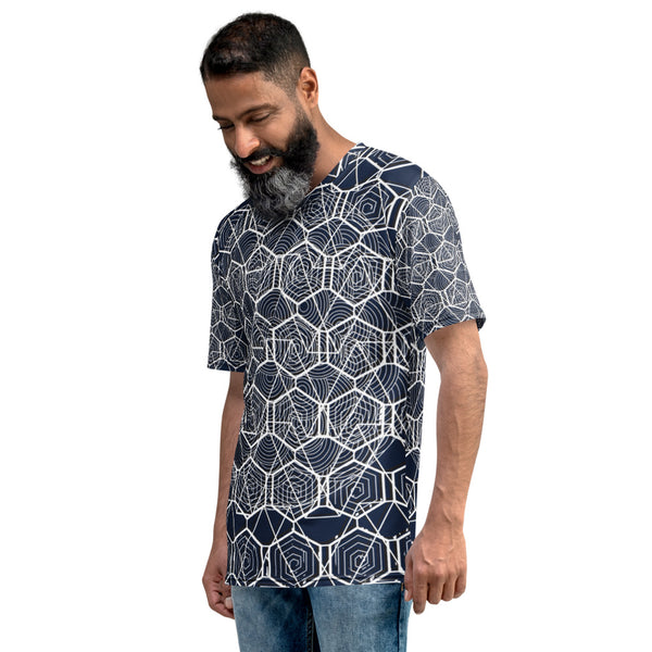 Tribal Blue Men's T-shirt