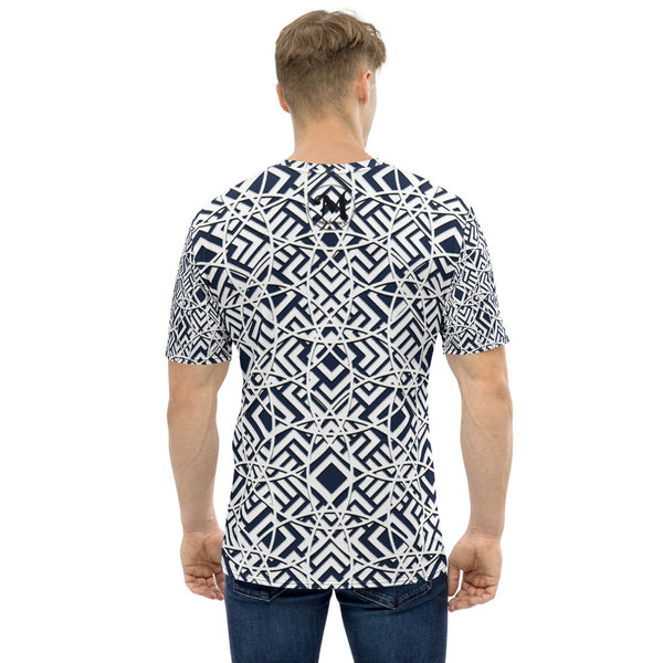 Majestic Navy Blue 3D Men's T-shirt