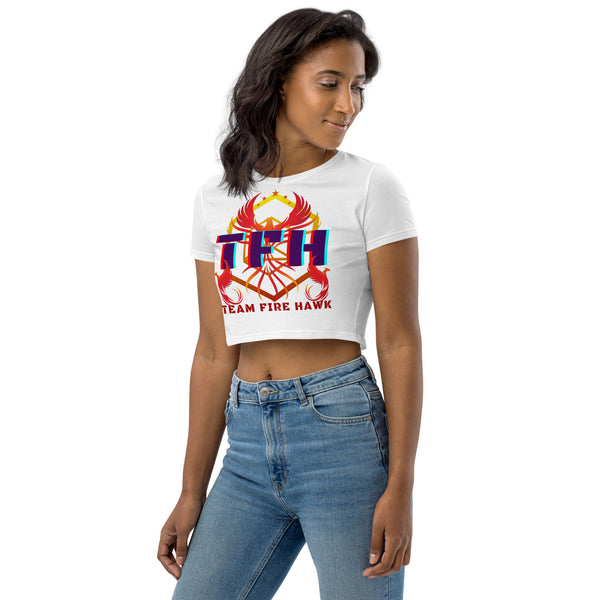 Team Fire Hawk II Organic Crop Top