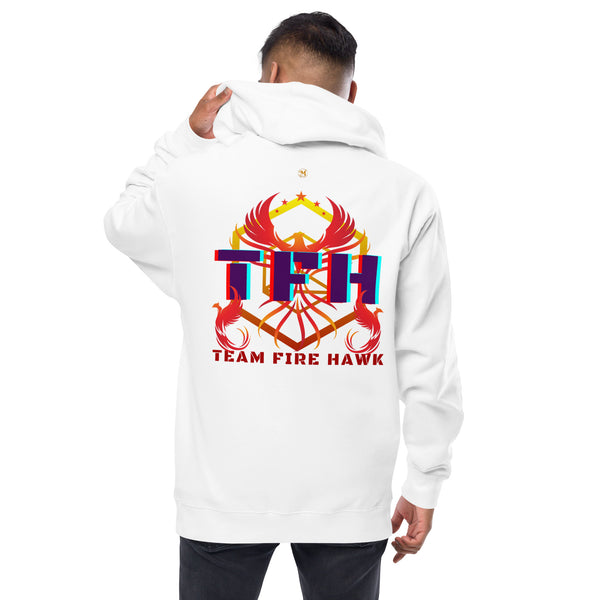 Team Fire Hawk II Unisex fleece zip up hoodie