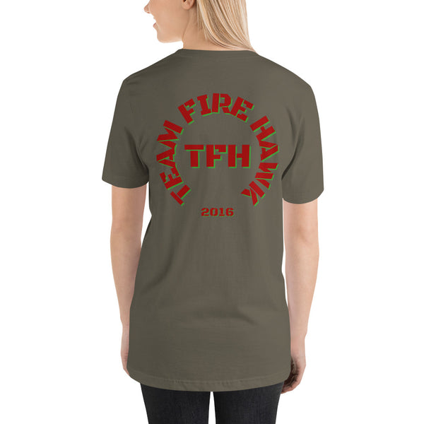 Team Fire Hawk II Unisex t-shirt