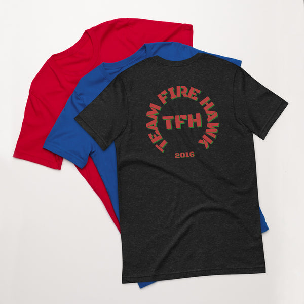 Team Fire Hawk II Unisex t-shirt