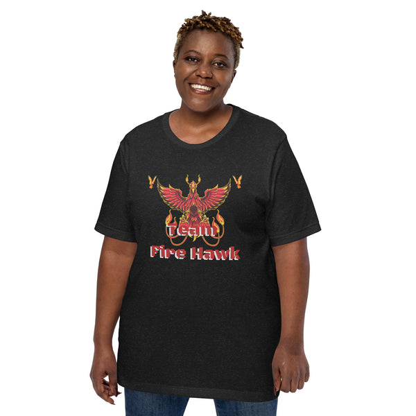 Team Fire Hawk II Unisex t-shirt