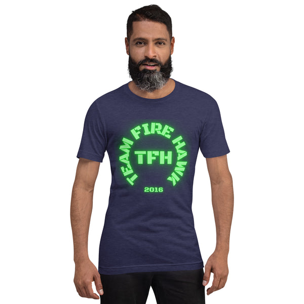 Team Fire Hawk Green Unisex t-shirt