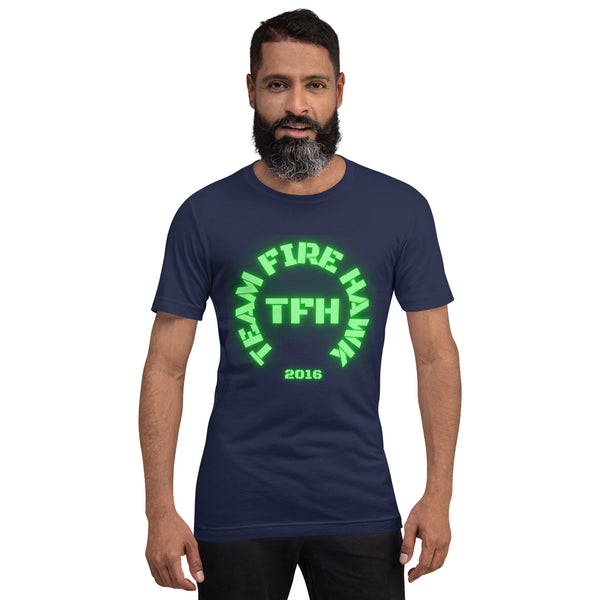 Team Fire Hawk Green Unisex t-shirt