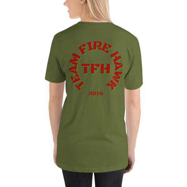 Team Fire Hawk II Unisex t-shirt