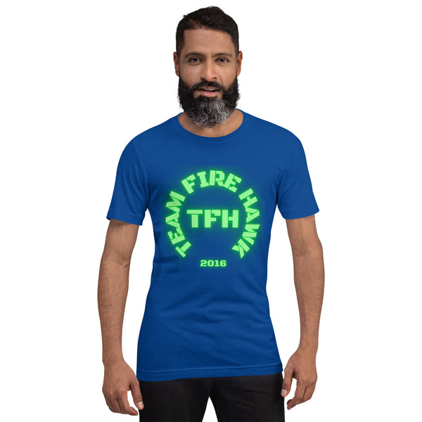 Team Fire Hawk Green Unisex t-shirt
