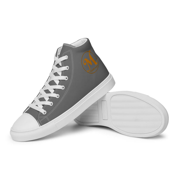 Middleton's Grey Women’s high top canvas shoes