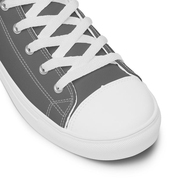 Middleton's Grey Women’s high top canvas shoes