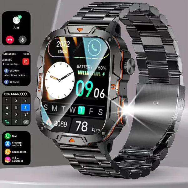 Military Style IP68 Smart Watch