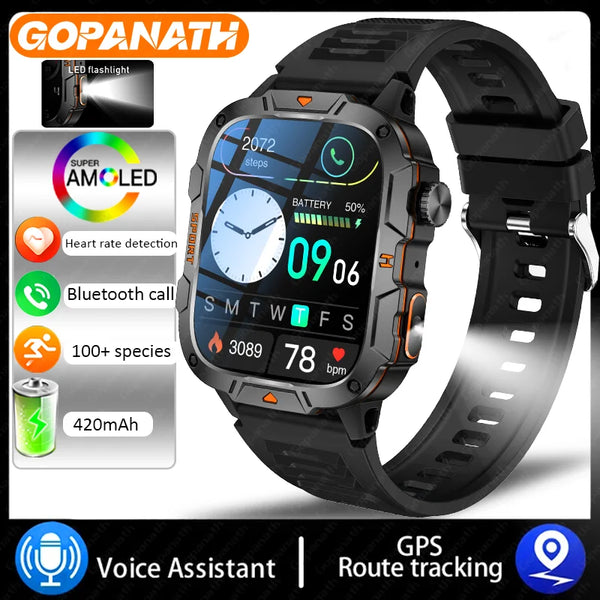 Military Style IP68 Smart Watch