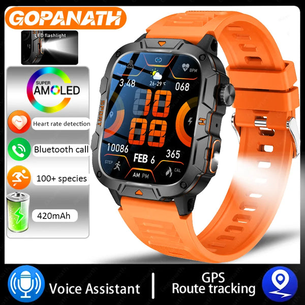 Military Style IP68 Smart Watch