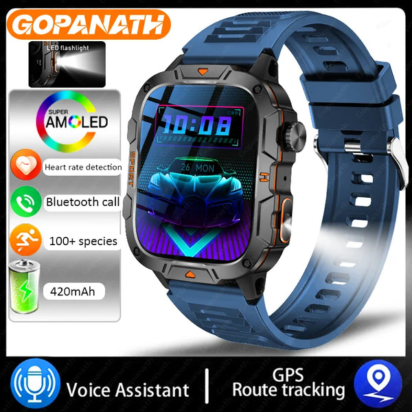 Military Style IP68 Smart Watch