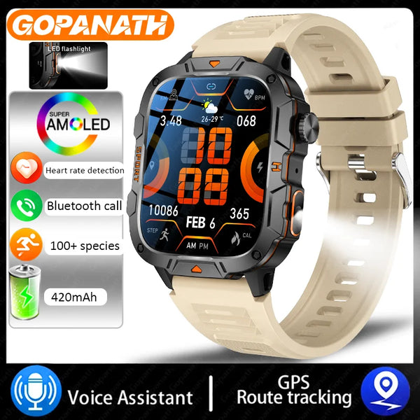 Military Style IP68 Smart Watch