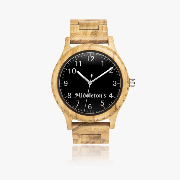 Middleton's Casual Wooden Watch